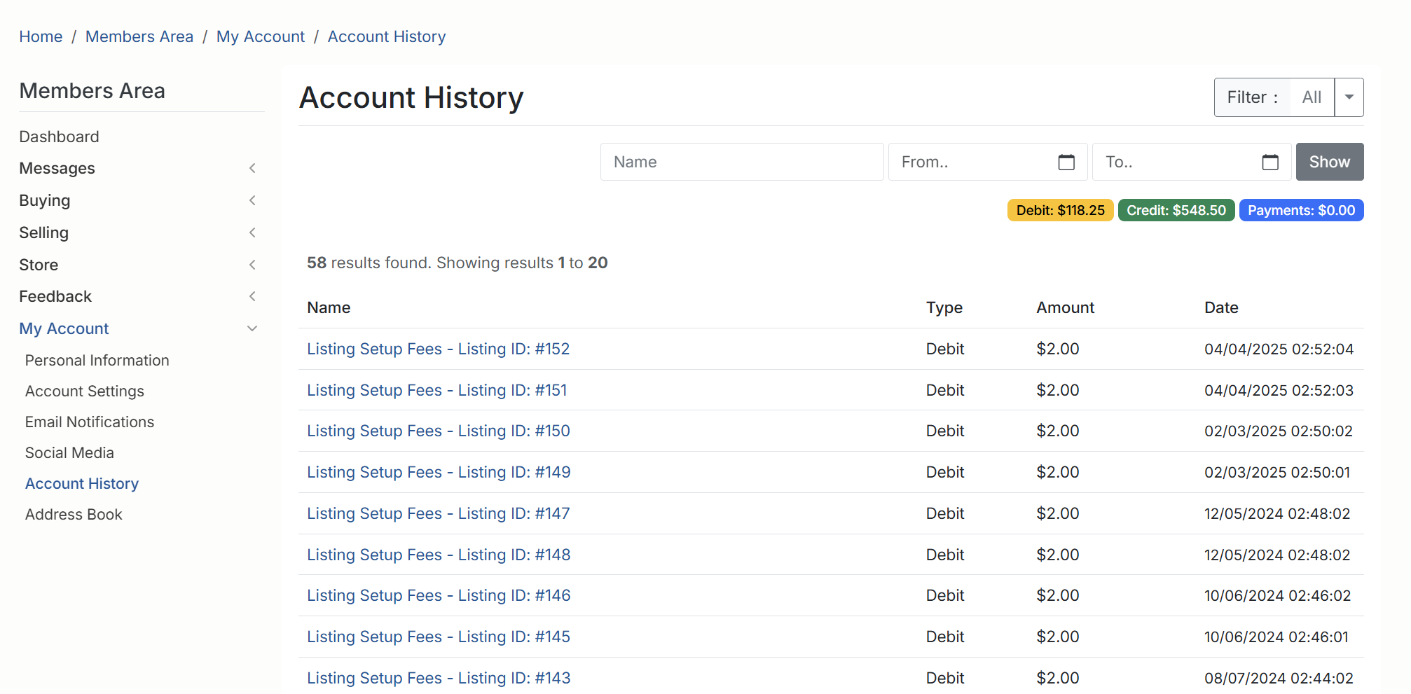 BuySellBid Change Password