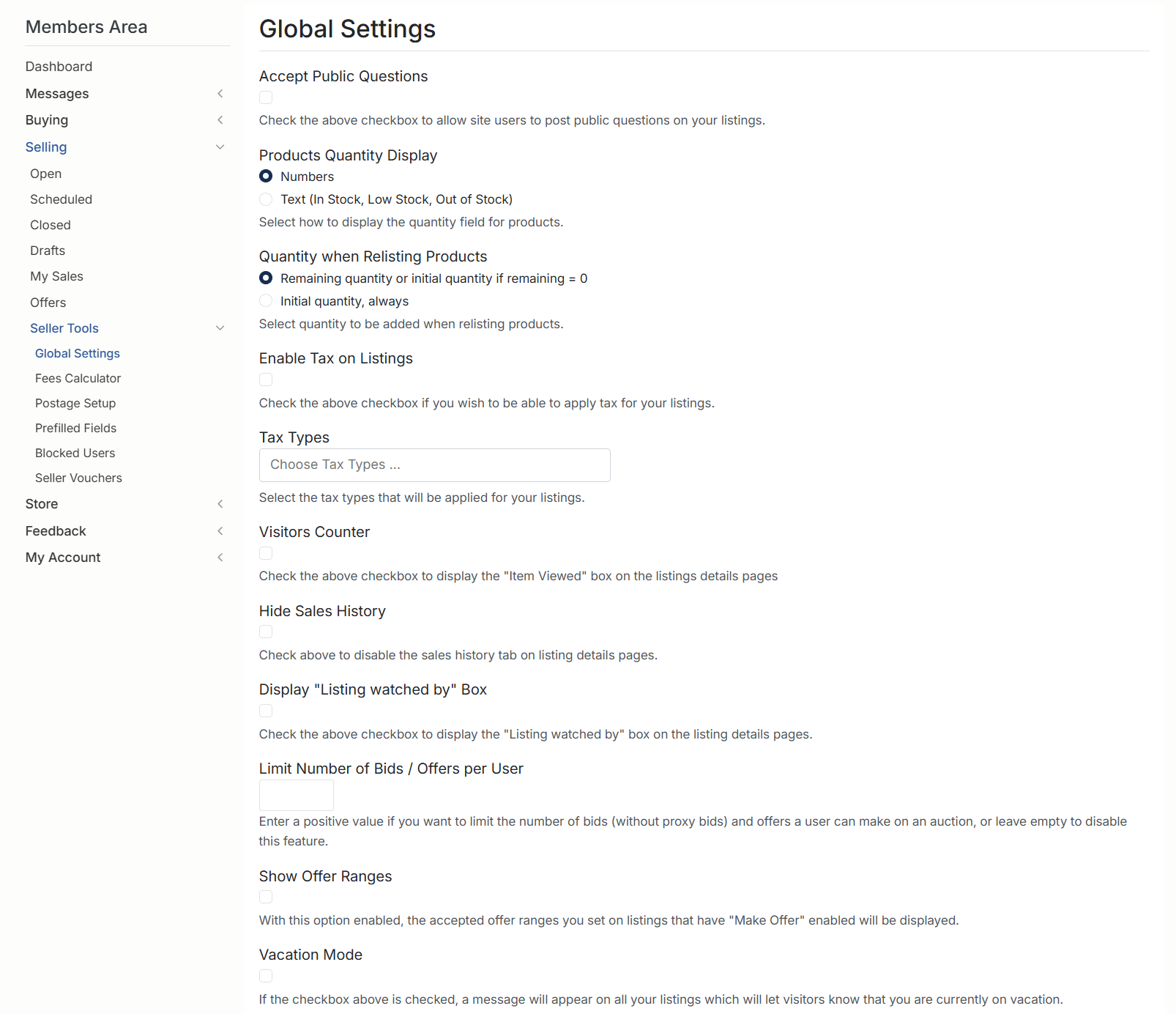 BuySellBid Change Password