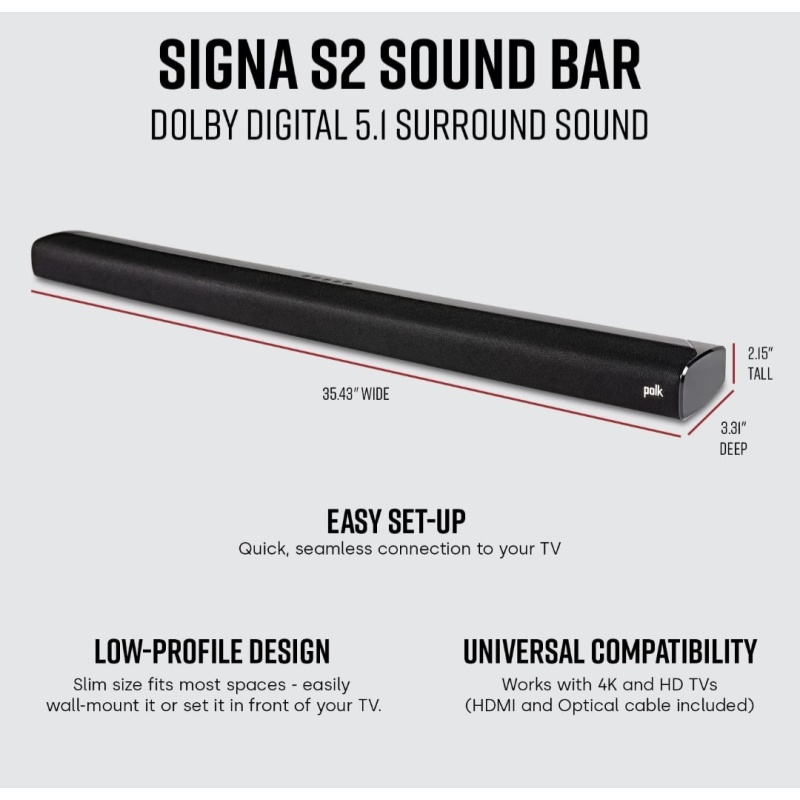 Polk Audio Signa sound bar