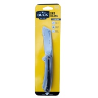 Buck Knives 263 HiLine Folding Pocket Knife 3.6" D2 Satin Blade, Aluminum and G10 Handle
