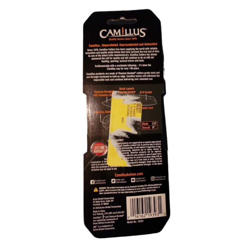Camillus LK6 2.5 inch Folding Knife