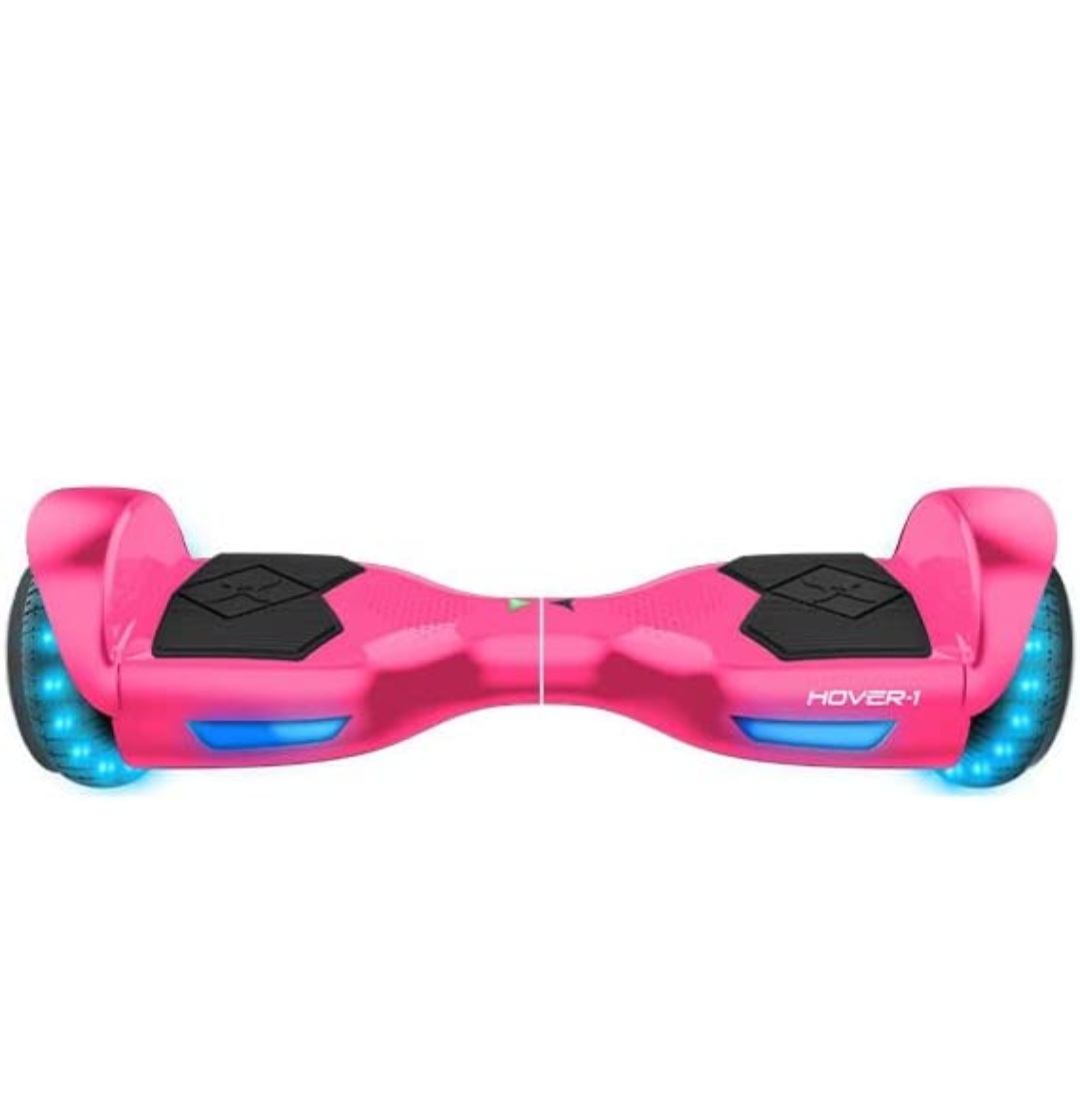 Hover-1 Rocket 2.0 Electric Hoverboard – Pink with LED Light-Up Wheels