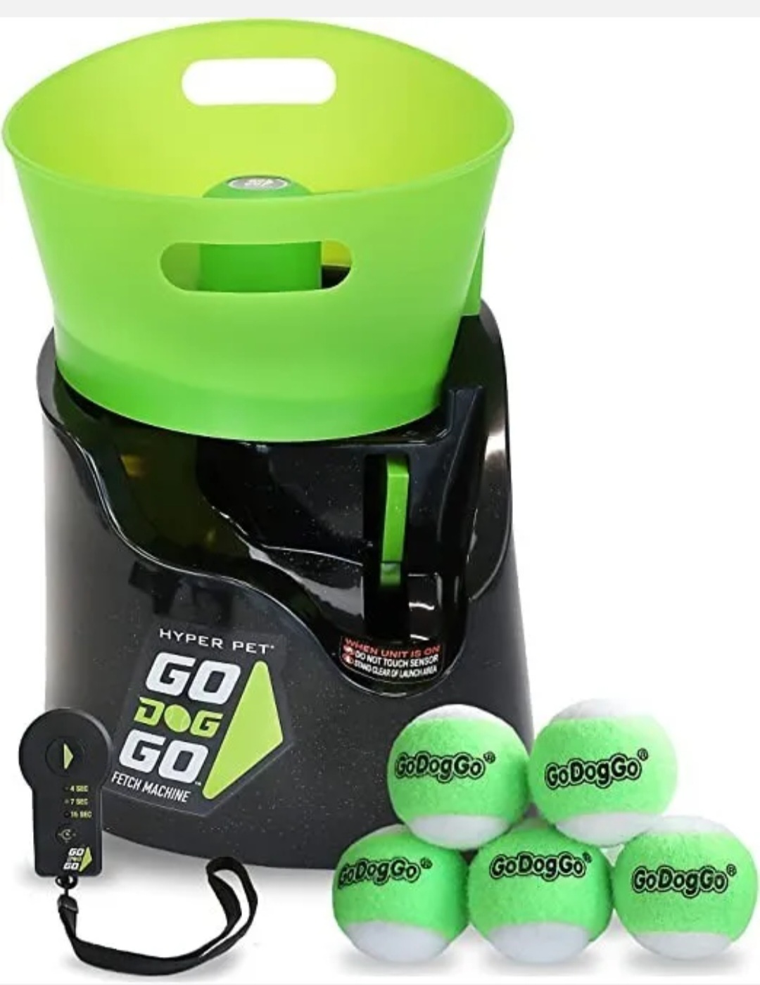Hyper Pet GoDogGo G5 Automatic Ball Launcher – Rechargeable Fetch Machine with Remote
