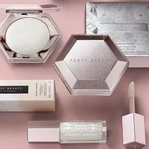 Fenty Beauty Popular High Gloss Brightening Facial Effect Stereoscopic Facial Makeup Create A 3D Sparkling Diamond Light Effect